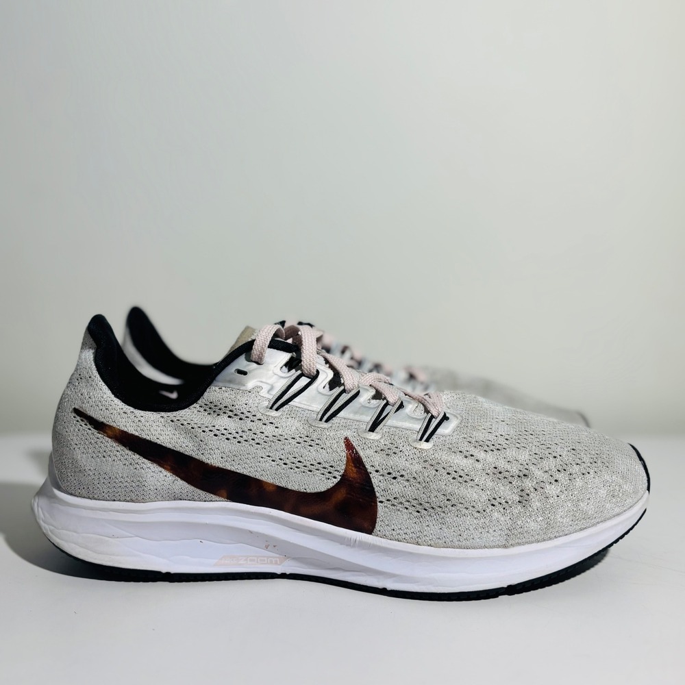 Nike Air Zoom Pegasus 36 Ivory Gray Pattern CU4822-001 Running Sneakers Size 9.5 - Picture 8 of 8